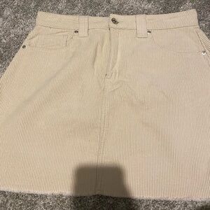 Corduroy skirt